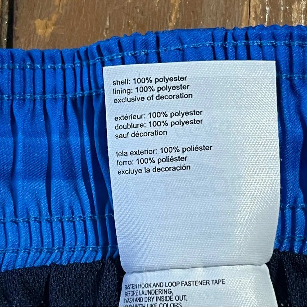 Speedo Men's Ombré Gradient Stripe Stretch Board Shorts Blue